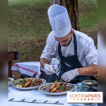Garden barbecue au Trianon Palace à Versailles