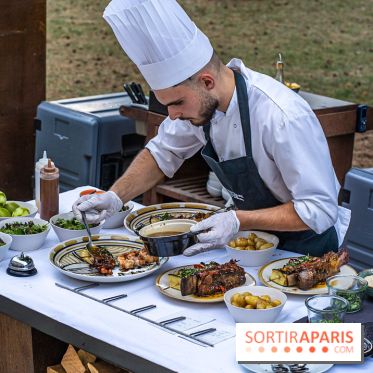 Garden barbecue au Trianon Palace à Versailles