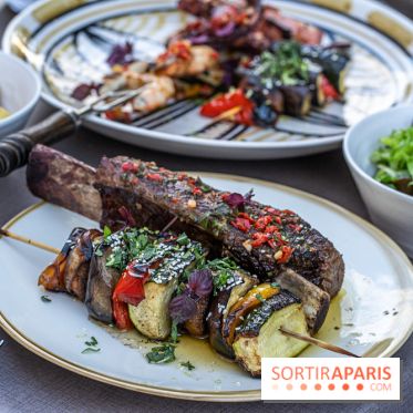 Garden barbecue au Trianon Palace à Versailles