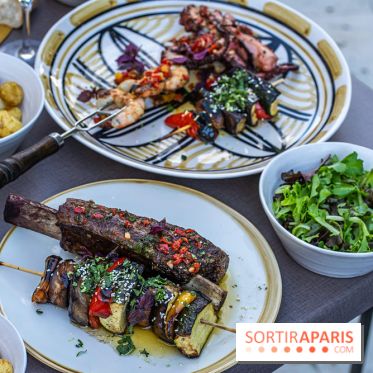 Garden barbecue au Trianon Palace à Versailles