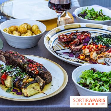 Garden barbecue au Trianon Palace à Versailles