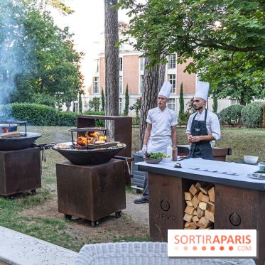 Garden barbecue au Trianon Palace à Versailles