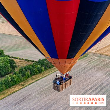 Montgolfière à Fontainebleau, vol au dessus de l'Ile-de-France -  A7C8985