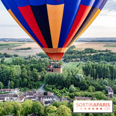 Montgolfière à Fontainebleau, vol au dessus de l'Ile-de-France