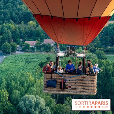 Montgolfière à Fontainebleau, vol au dessus de l'Ile-de-France -  A7C9000