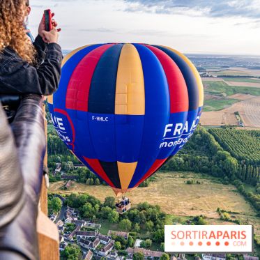 Montgolfière à Fontainebleau, vol au dessus de l'Ile-de-France -  A7C9004