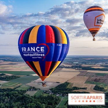 Montgolfière à Fontainebleau, vol au dessus de l'Ile-de-France -  A7C9005