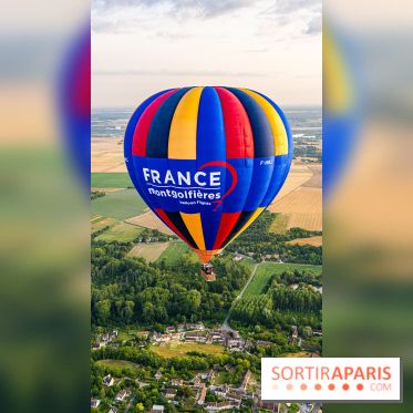 Montgolfière à Fontainebleau, vol au dessus de l'Ile-de-France