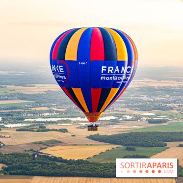 Montgolfière à Fontainebleau, vol au dessus de l'Ile-de-France -  A7C9007