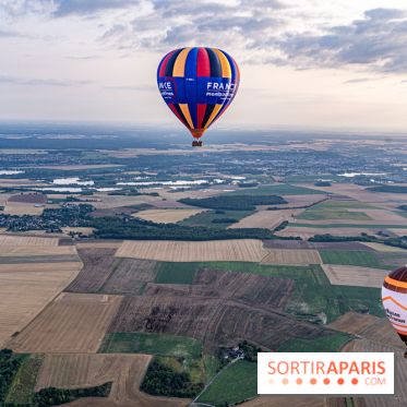Montgolfière à Fontainebleau, vol au dessus de l'Ile-de-France