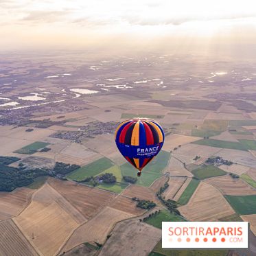 Montgolfière à Fontainebleau, vol au dessus de l'Ile-de-France -  A7C9020