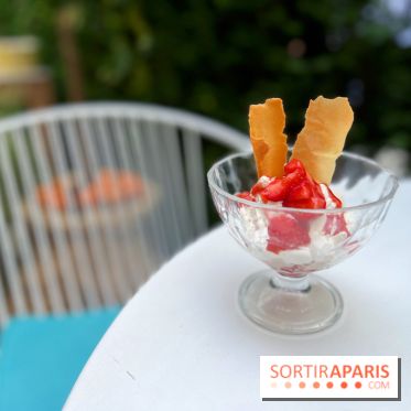 Terrasse Mercatino The Hoxton x Italicus - Dessert fraises