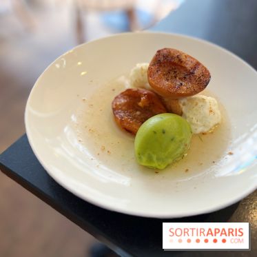 Ardent - Abricots rôtis sorbet estragon