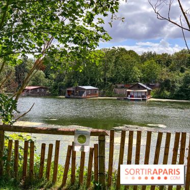 L'étang de la Galiotte dans le parc du Peuple de l'Herbe - Carrières-sous-Poissy (Yvelines)