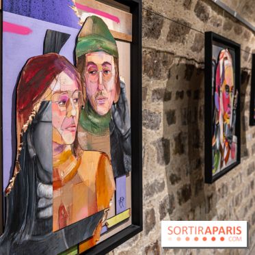Exposition street-art Fragments par Ensemble Réel a l’église de la Madeleine