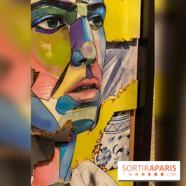 Exposition street-art Fragments par Ensemble Réel a l’église de la Madeleine