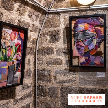 Exposition street-art Fragments par Ensemble Réel a l’église de la Madeleine