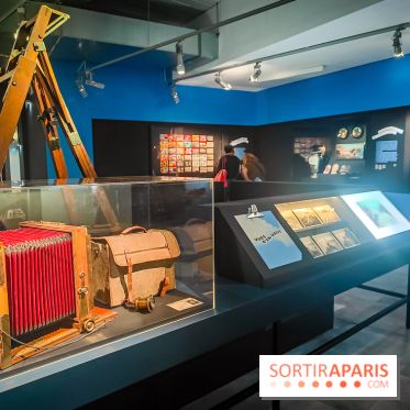 Nouvelles du paradis, la carte postale de vacances : l'exposition ensoleillée au Musée de la Poste - IMG20230905193128