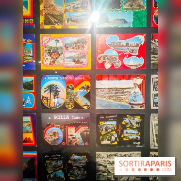 Nouvelles du paradis, la carte postale de vacances : l'exposition ensoleillée au Musée de la Poste - IMG20230905193214