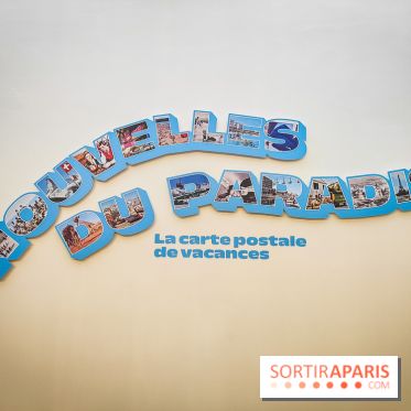 Nouvelles du paradis, la carte postale de vacances : l'exposition ensoleillée au Musée de la Poste - IMG20230905185256