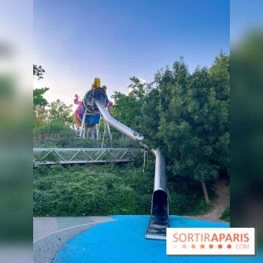 Le Jardin du Dragon, l'aire de jeux colorée au parc de la Villette - image00035