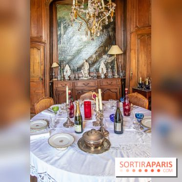 Domaine de Jean-Claude Brialy à Monthyon salle à manger