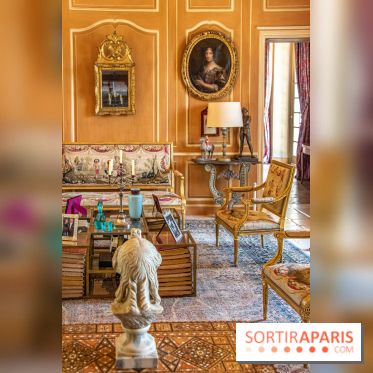 Domaine de Jean-Claude Brialy à Monthyon salon barbara