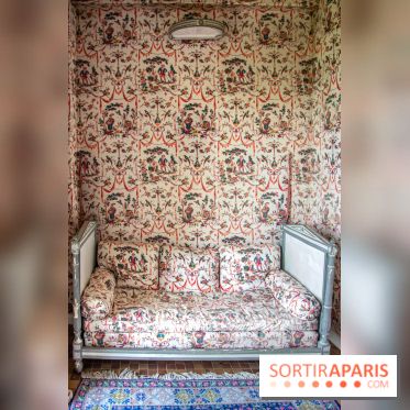 Domaine de Jean-Claude Brialy à Monthyon chambre des sœurs Dorléac Catherine Deneuve