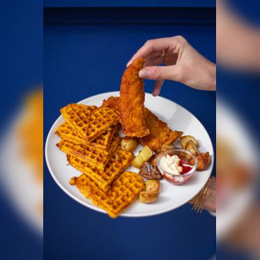 La café Maréva République, pour tous les fans de brunch - Fried chicken waffle