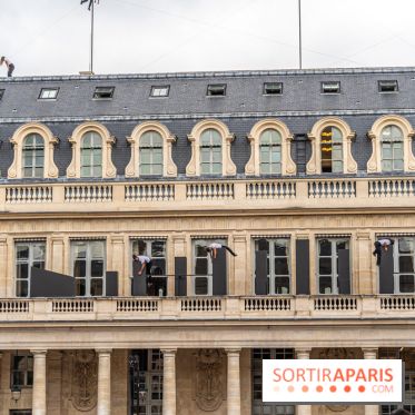 Horizon, le spectacle dans la cours du Palais Royal