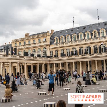 Horizon, le spectacle dans la cours du Palais Royal