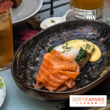 Le nouveau brunch du Rivages au Scribe Paris Opéra -  oeufs florentine saumon