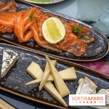 Le nouveau brunch du Rivages au Scribe Paris Opéra -  fromages et saumon