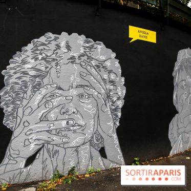 Mur des droits humains à Paris, nos photos