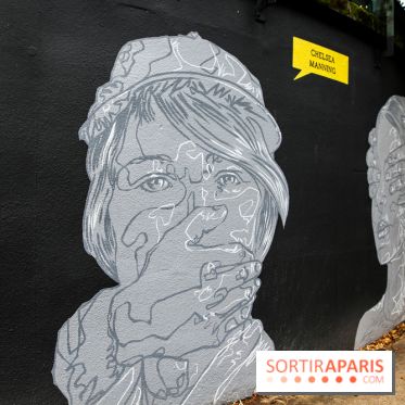 Mur des droits humains à Paris, nos photos