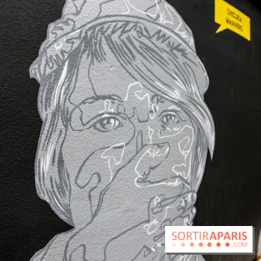 Mur des droits humains à Paris, nos photos