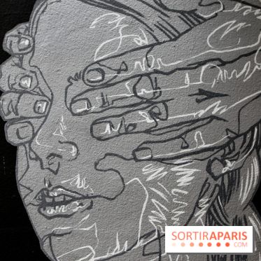 Mur des droits humains à Paris, nos photos