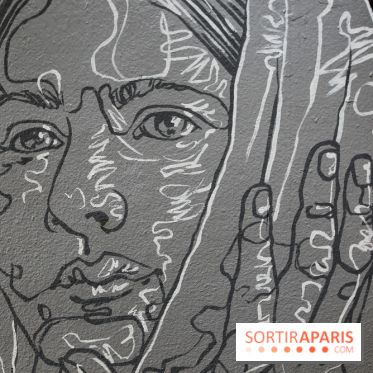 Mur des droits humains à Paris, nos photos