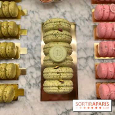 Ladurée - Bûches de Noël 2023 macarons