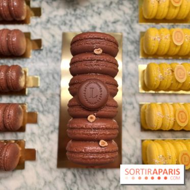 Ladurée - Bûches de Noël 2023 macarons