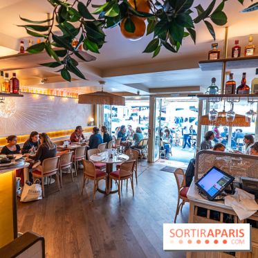 Pomelo bistrot méditerranéen Paris 2 -  salle du bas