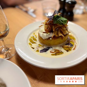 Facette - Tomate, burrata, ail noir