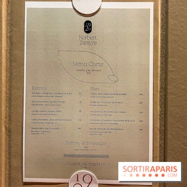 Le 19.20 by Norbert Tarare, le nouveau restaurant du Prince de Galles - photos - menu - carte - tarifs