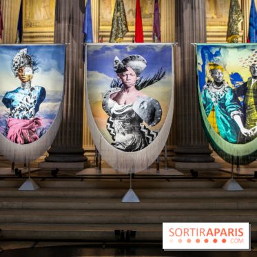 Raphaël Barontini, les photos de son installation monumentale au Panthéon