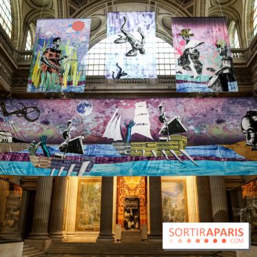 Raphaël Barontini, les photos de son installation monumentale au Panthéon