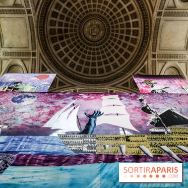 Raphaël Barontini, les photos de son installation monumentale au Panthéon