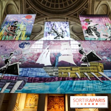 Raphaël Barontini, les photos de son installation monumentale au Panthéon
