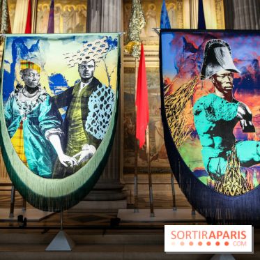 Raphaël Barontini, les photos de son installation monumentale au Panthéon