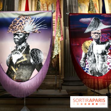 Raphaël Barontini, les photos de son installation monumentale au Panthéon