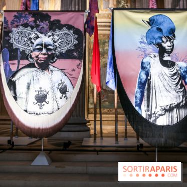 Raphaël Barontini, les photos de son installation monumentale au Panthéon